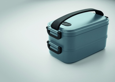 Logo trade advertising products image of: Lunch box in recycled PP